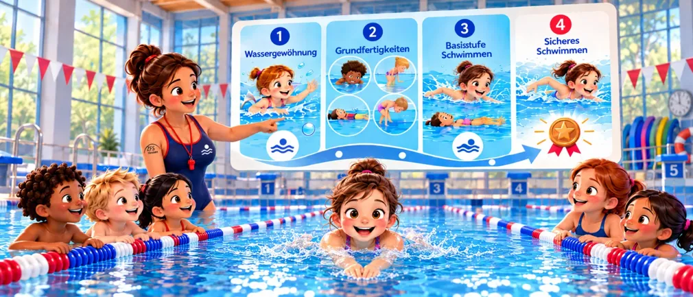 Schwimmunterricht mit Kindern