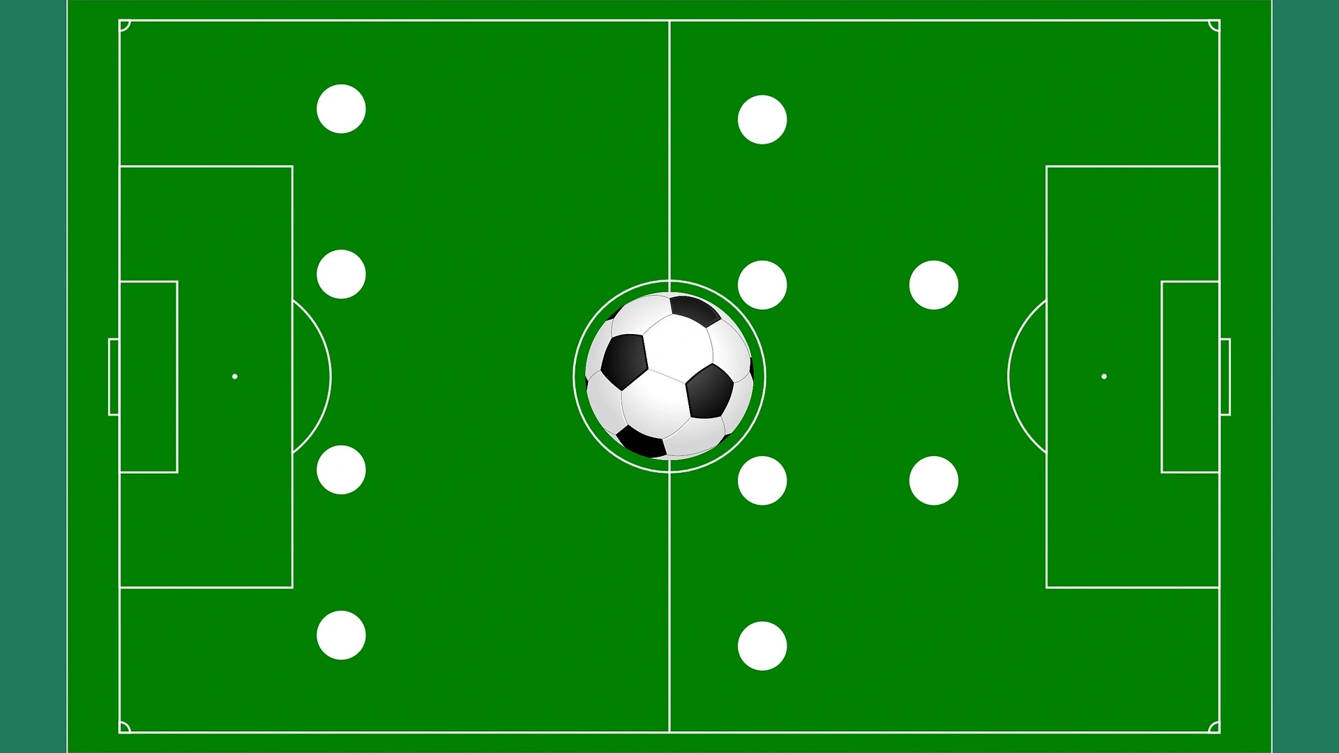 Bild zeigt ein Taktikboard für einen Fußballtrainer